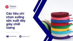 Các tiêu chí chọn xưởng sản xuất dây giày chất lượng